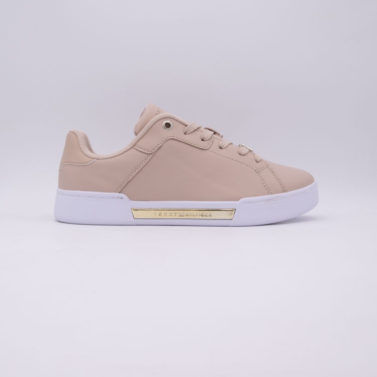 TOMMY HILFIGER COURT SNEAKERS GOLDEN
