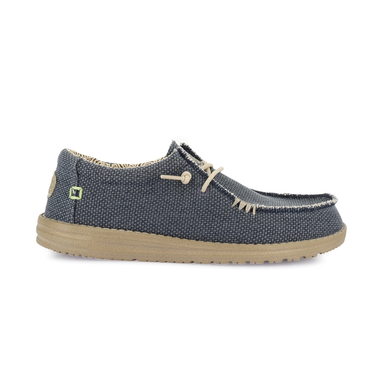 HEYDUDE WALLY BRAIDED 4NM<br>BLEU