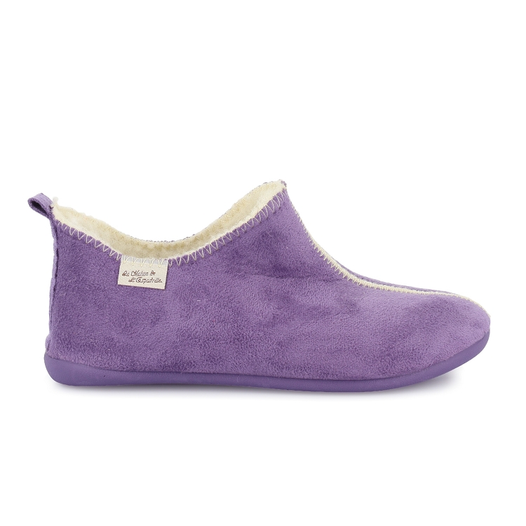 MAISON DE L ESPADRILLE BOTILLON LAINE VIOLET<br>VIOLET