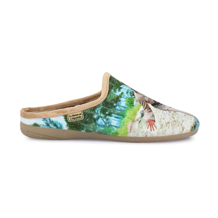 MAISON DE L ESPADRILLE MULES GENDARME 6771<br>BEIGE