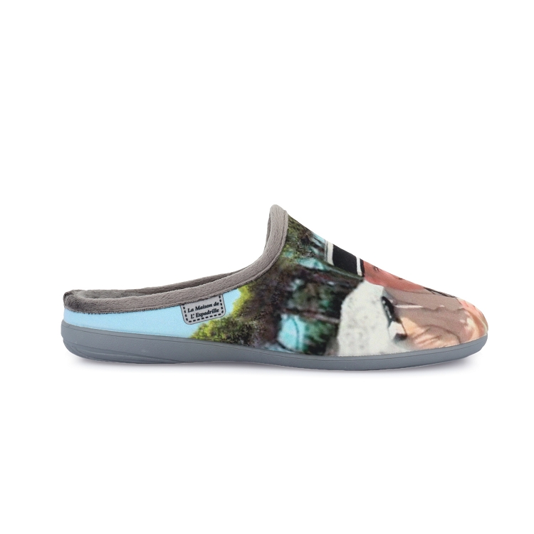 MAISON DE L ESPADRILLE MULES GENDARME 6776<br>GRIS