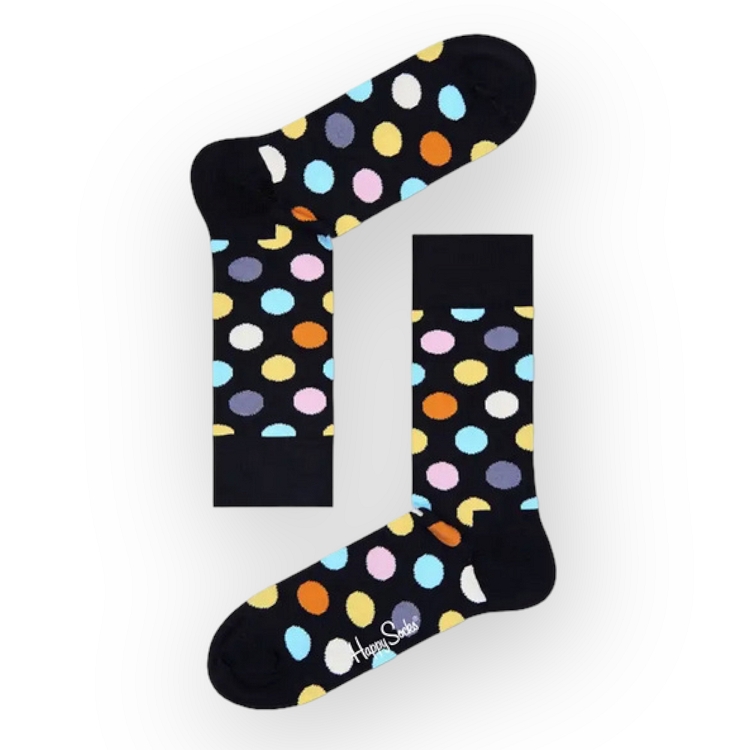 Happy socks<br>big dot socks    