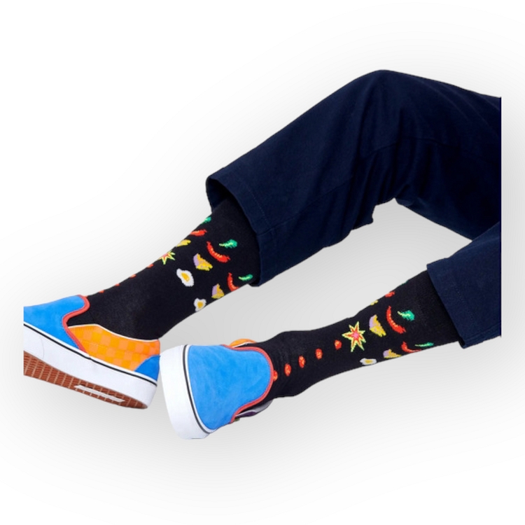 Happy socks<br>pizza invaders sock    1003501_2