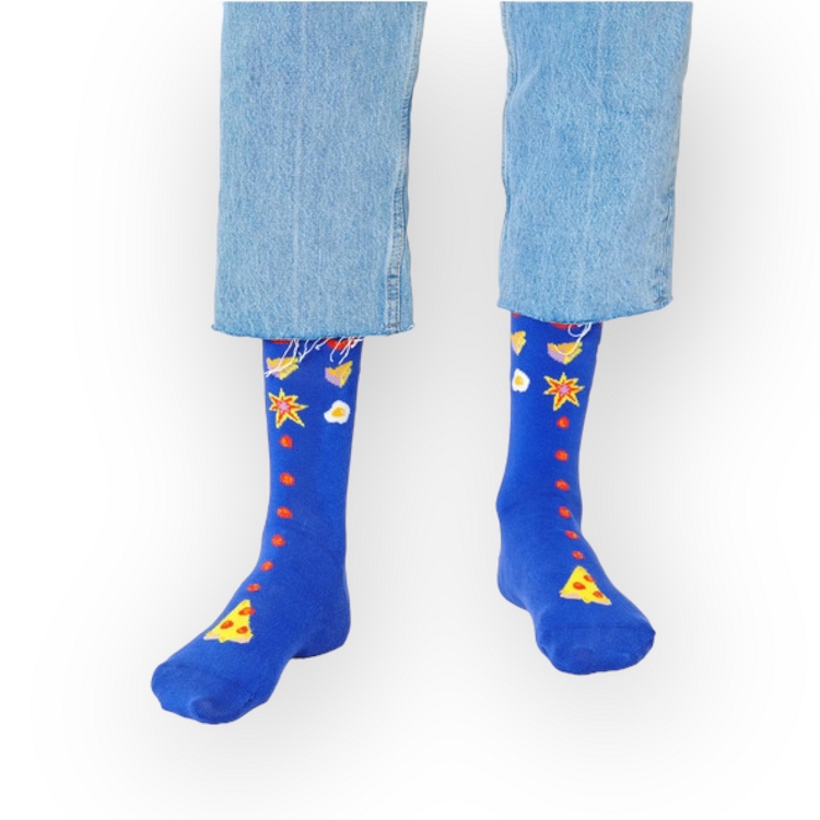 Happy socks<br>pizza invaders sock    1044401_2