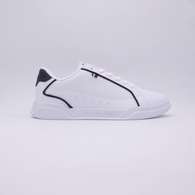Tommy hilfiger<br>lo cup leather blanc