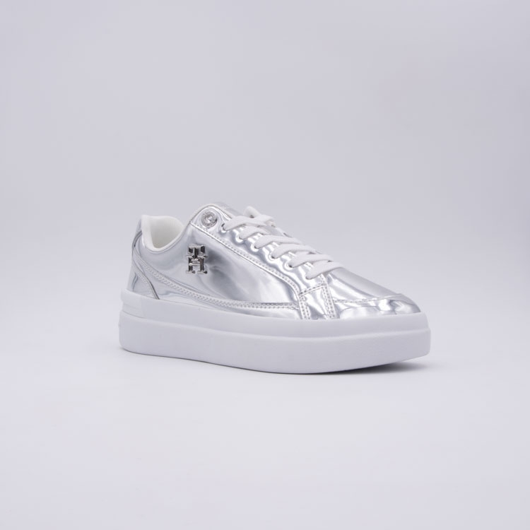 Tommy hilfiger<br>th elevated court sneaker silver argent7145901_2