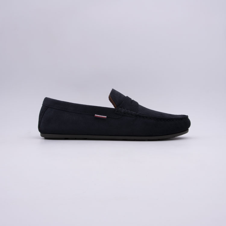 Tommy hilfiger<br>casual hilfiger suede driver bleu