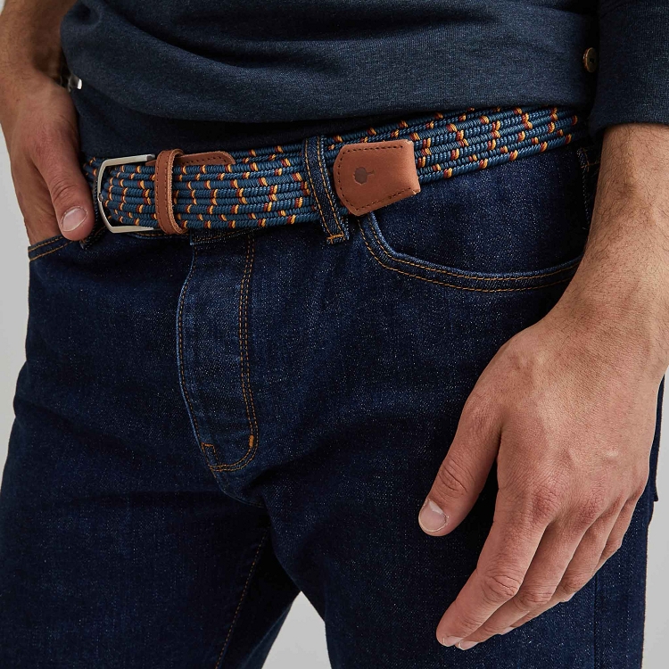 Faguo<br>belt bicolor nav68 bleu