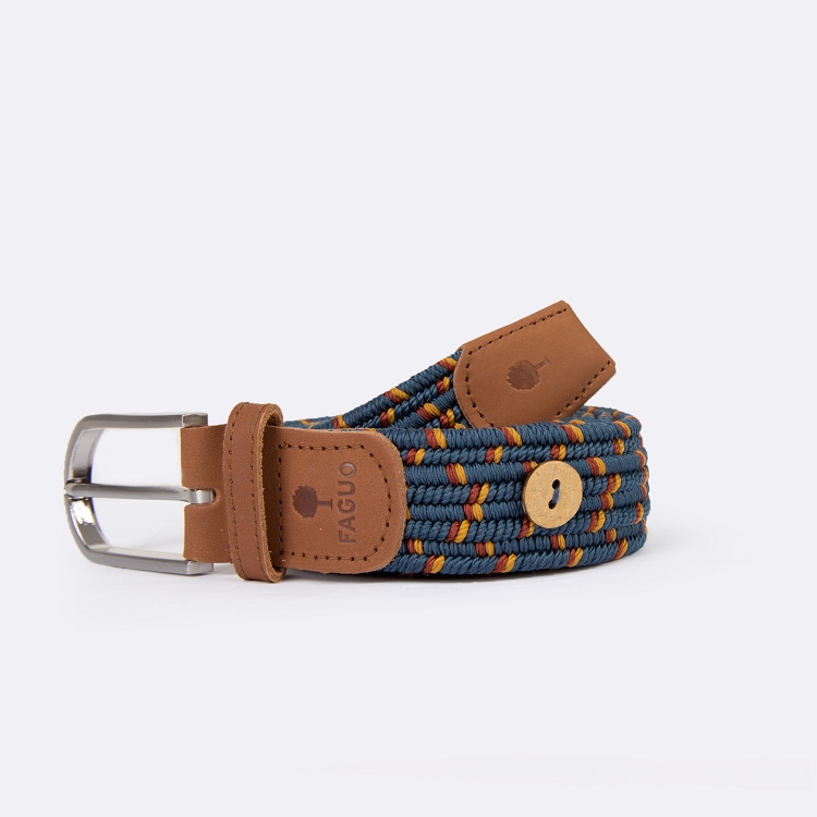 Faguo<br>belt bicolor nav68 bleu7526001_2