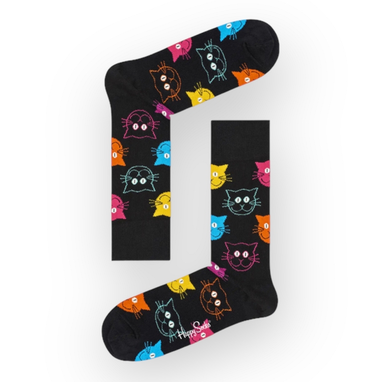 Happy socks<br>cat sock    