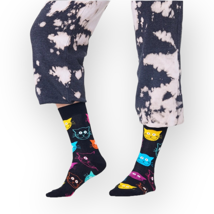 Happy socks<br>cat sock    7562501_3