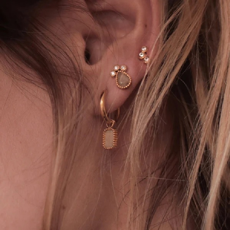 Emma et chloe<br>boucles d oreilles pendantes arinna rouge7585901_2
