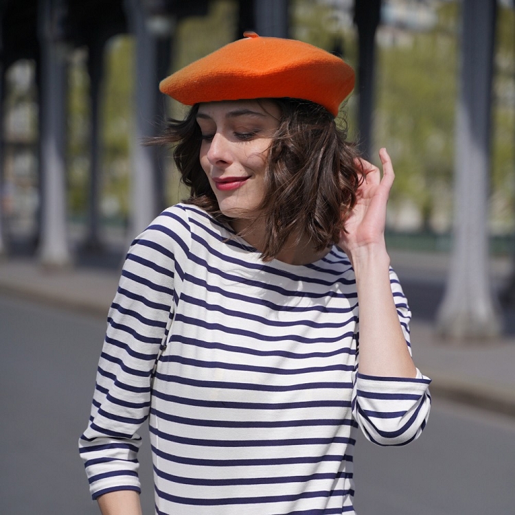 Le beret francais<br>beret standard ast031 orange