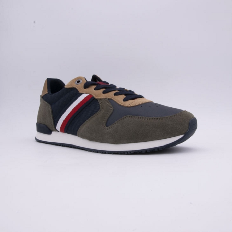 Tommy hilfiger<br>iconic runner mix kaki8002701_2